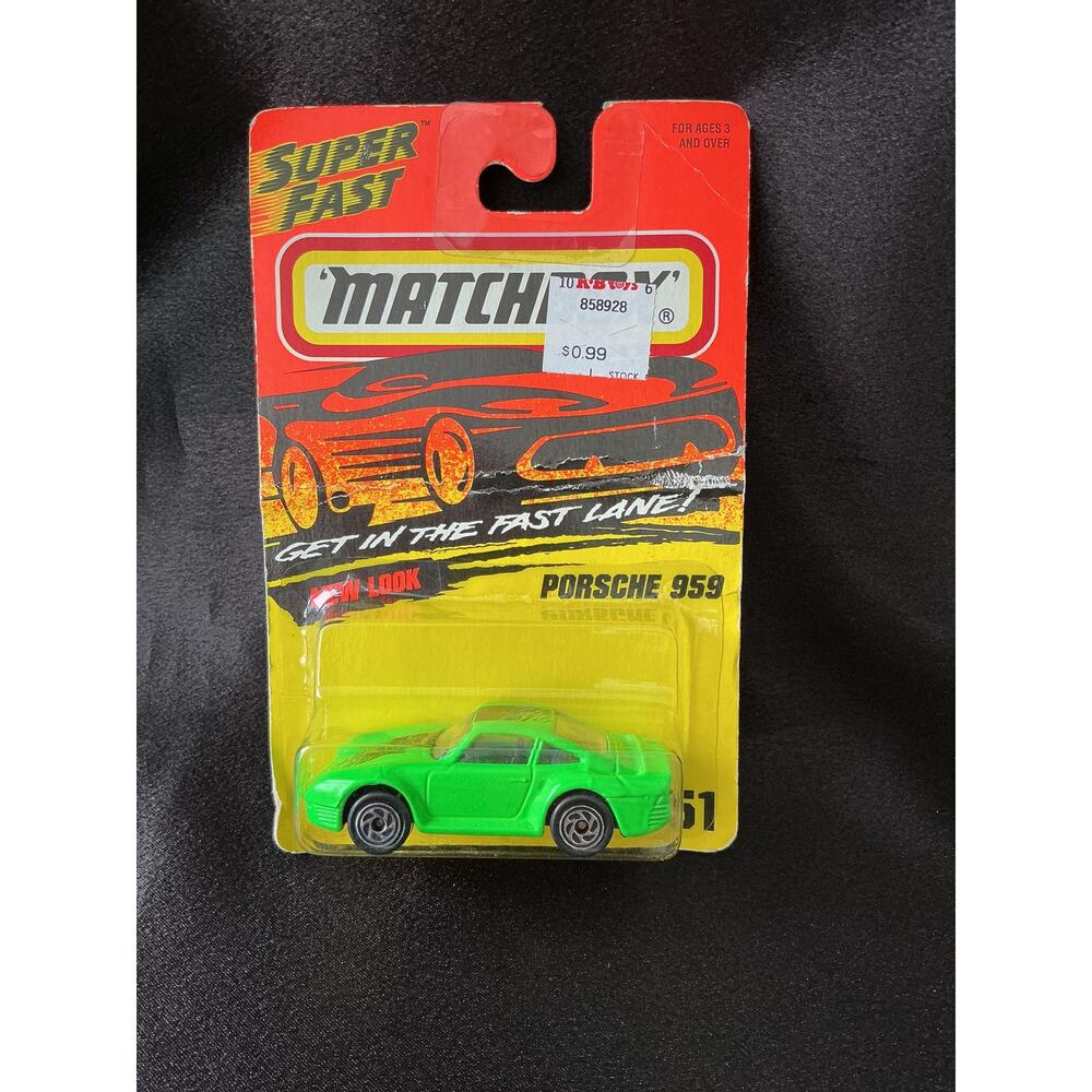 Matchbox SuperFast Porsche 959 #51 1995 “GET IN FAST LANE “ SERIES
